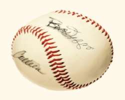 He has a collection of autographed baseball which He has a collection of autographed baseball which he considers as most precious possession of his. He has a collection of every San Francisco giant pl